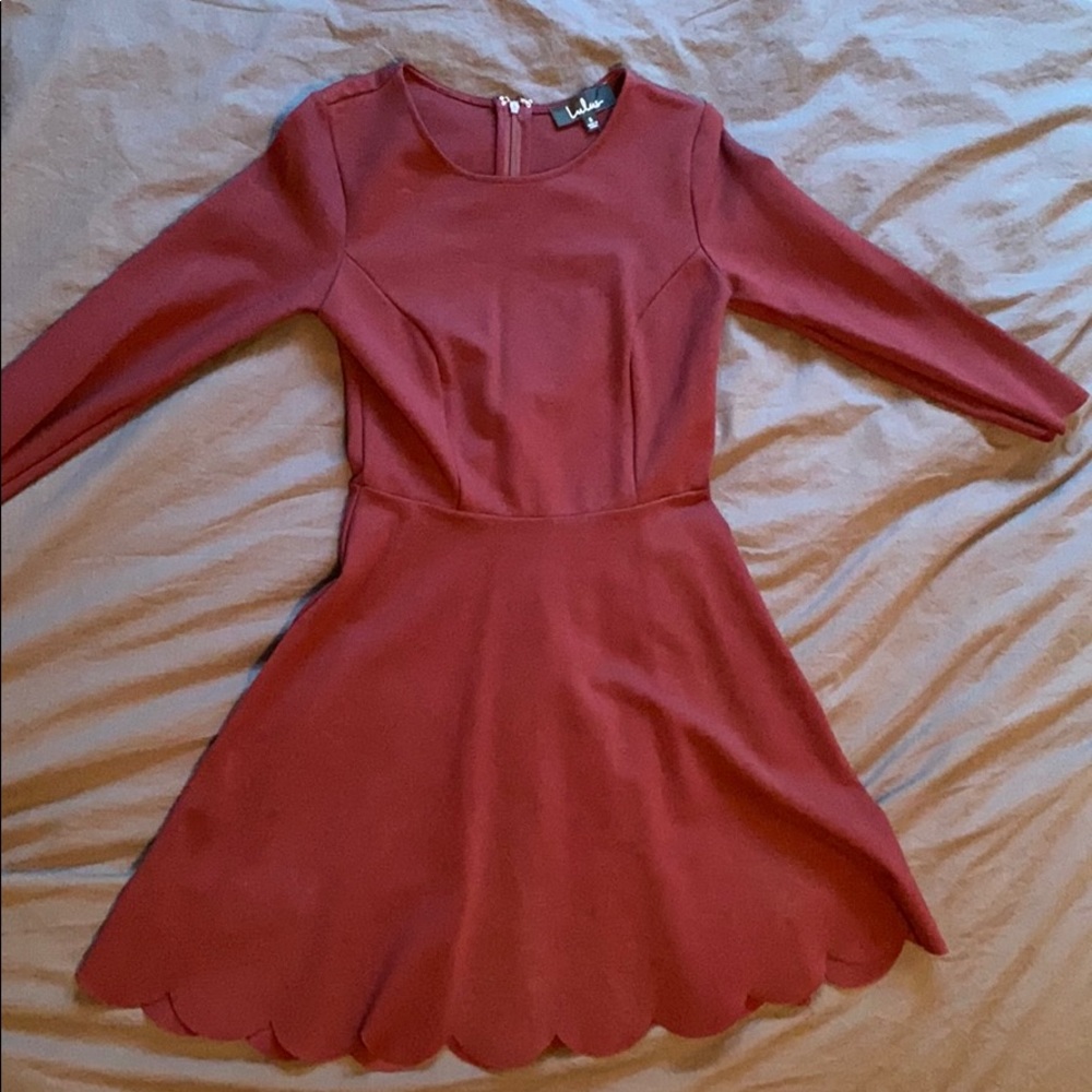 Lulus Scalloped Dress